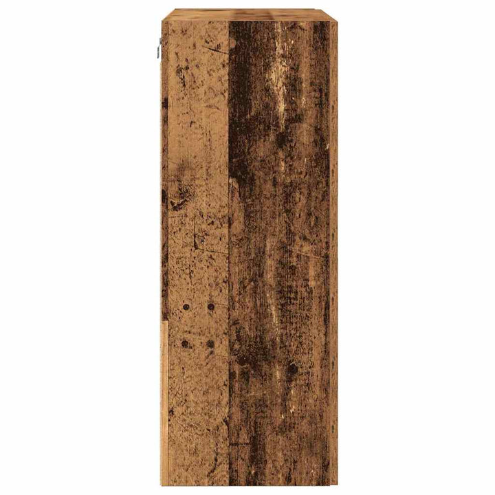 Vægskab Gammelt træ 69,5 x 34 x 90 cm Konstrueret træ