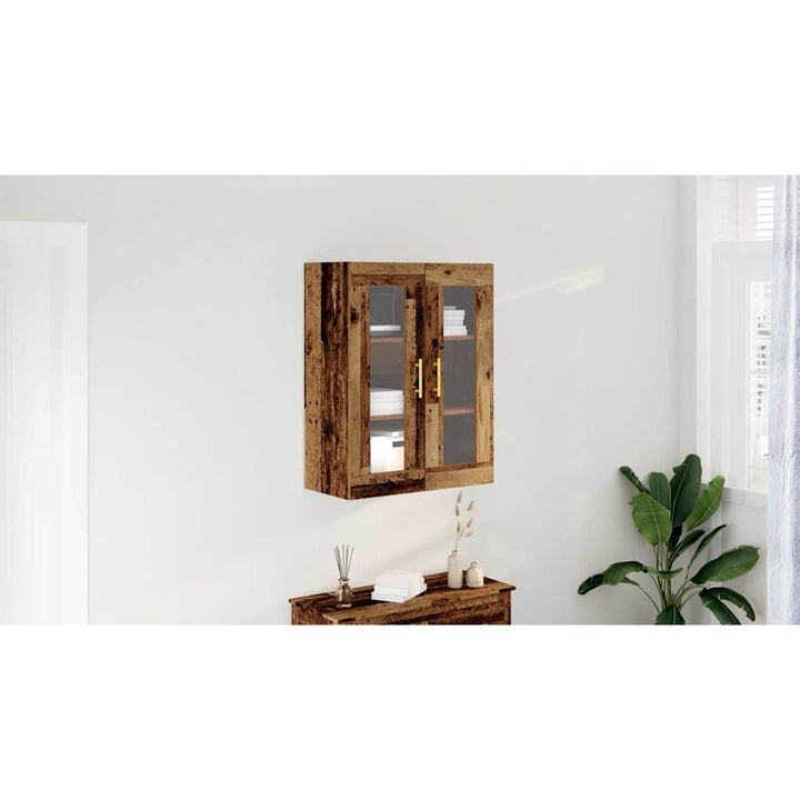 Vægskab Gammelt træ 69,5 x 34 x 90 cm Konstrueret træ