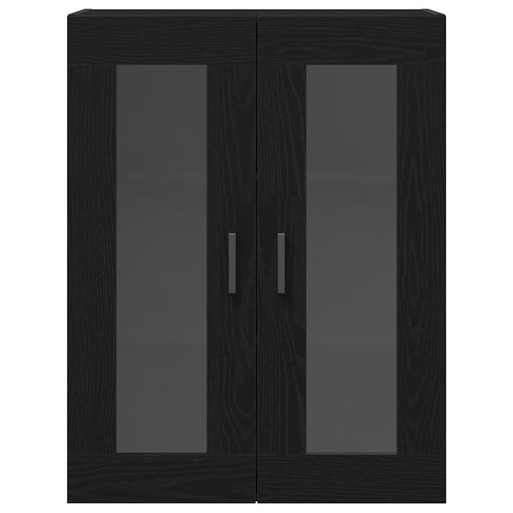Vægskab Sort eg 69,5 x 34 x 90 cm Konstrueret træ