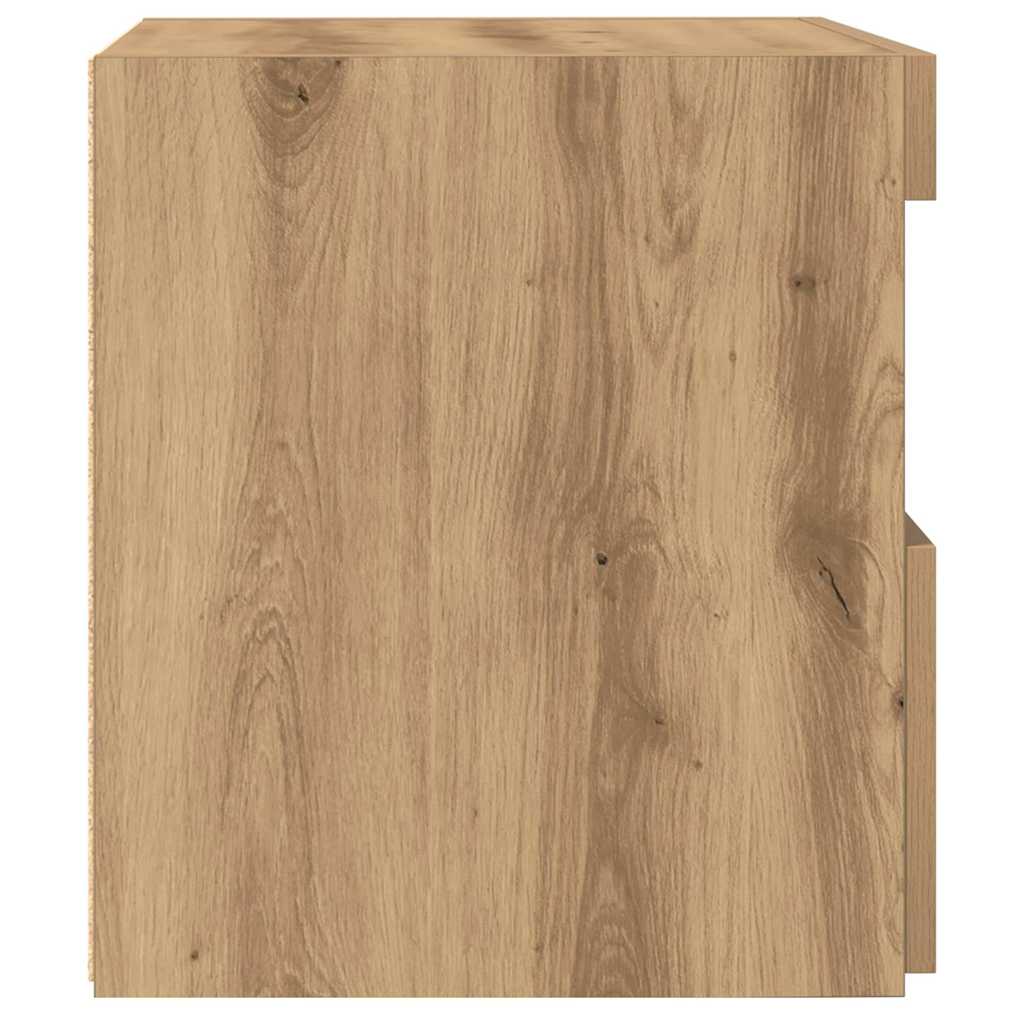 Natskab 2 pcs Artisan Egetræ 50 x 40 x 45 cm Konstrueret træ