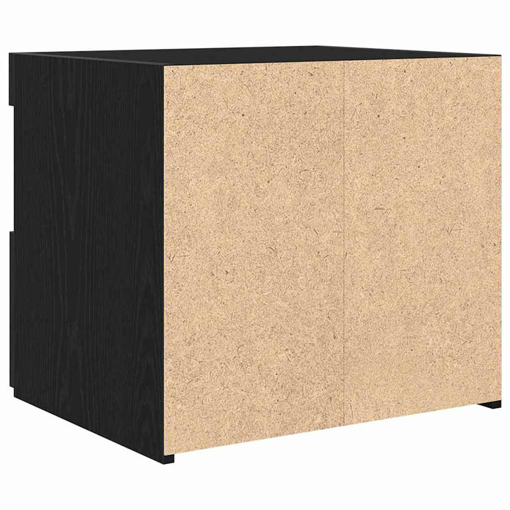 Natskab med skuffe Sort eg 50 x 40 x 45 cm Konstrueret træ