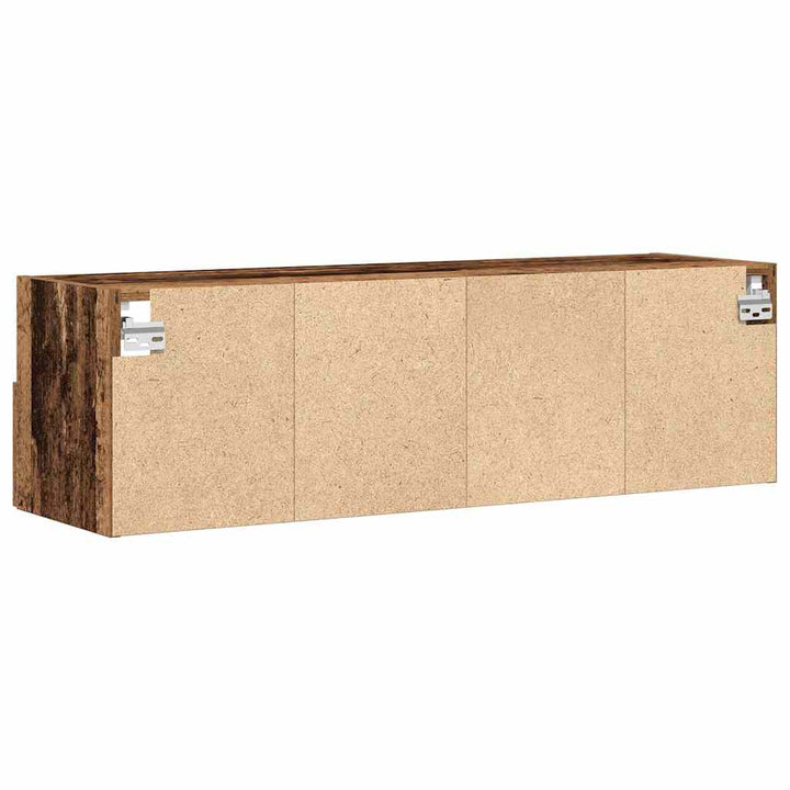 TV vægskab Gammelt træ 100 x 30 x 30 cm Konstrueret træ