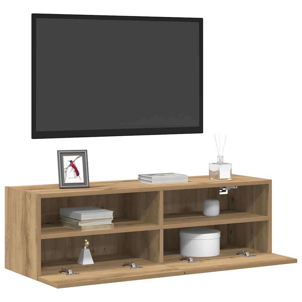TV vægskab 100 x 30 x 30 cm artisan eg Konstrueret træ