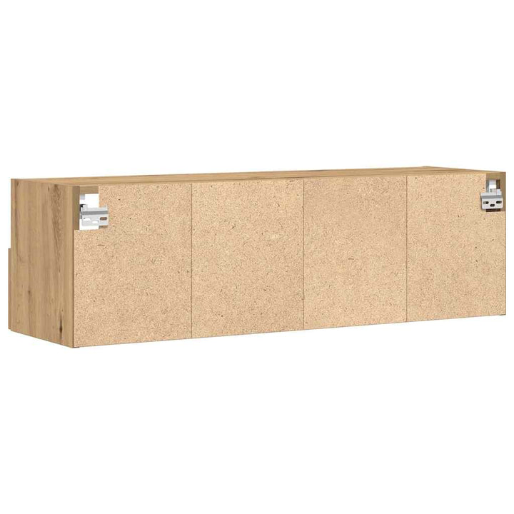 TV vægskab 2 pcs artisan eg 100 x 30 x 30 cm Konstrueret træ