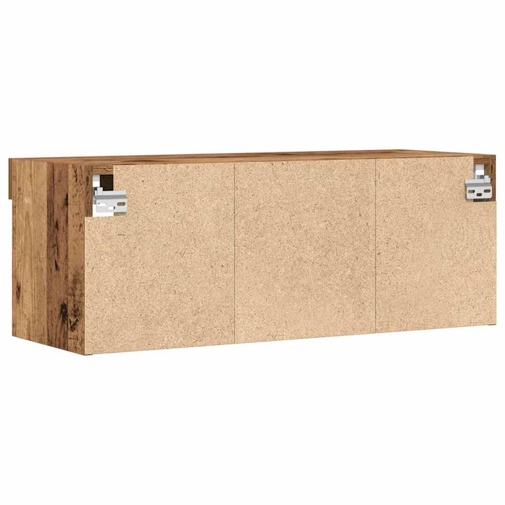 TV-møbelsæt 80 x 30 x 30 cm Gammelt træ Konstrueret træ