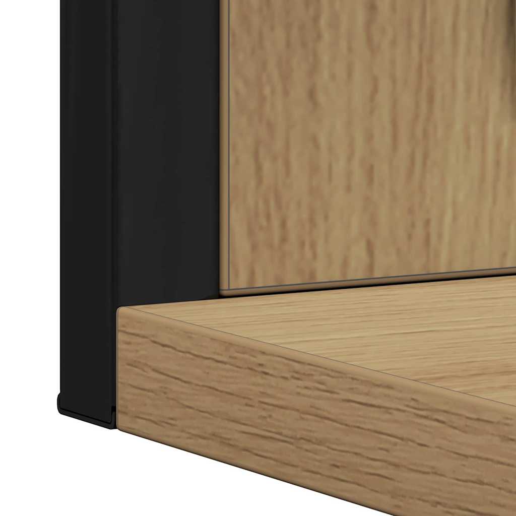 Spejl artisan eg 50 x 12 x 60 cm Glas og Ingeniørtræ