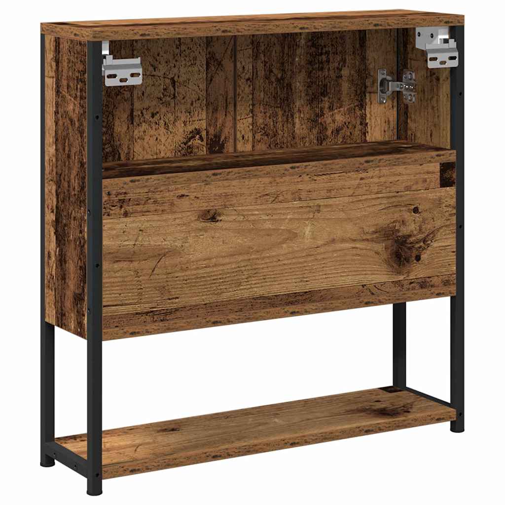 Spejlskab Gammelt træ 60 x 16 x 60 cm Konstrueret træ