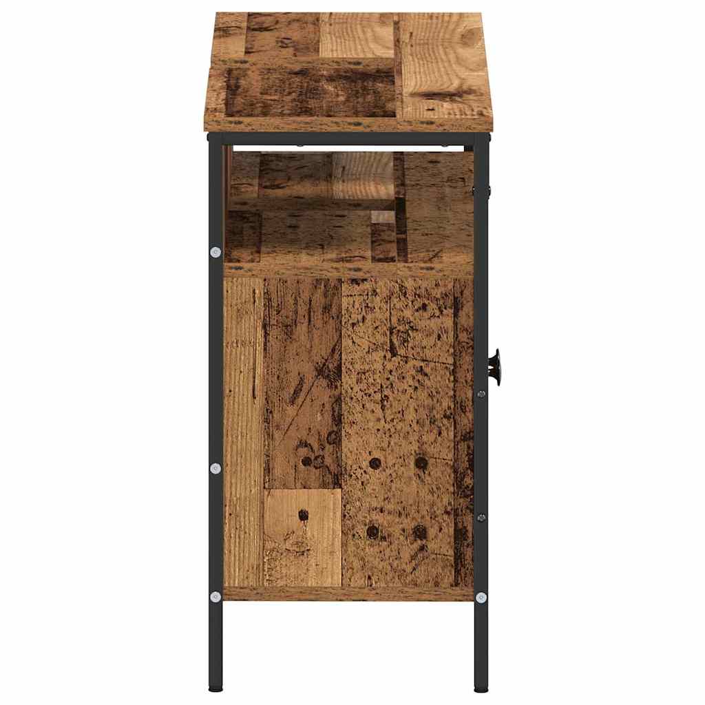 Badeværelsesskabsunder Gammelt træ 80 x 30 x 60 cm