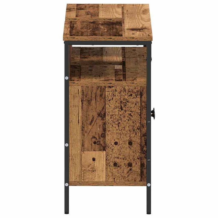 Badeværelsesskabsunder Gammelt træ 80 x 30 x 60 cm