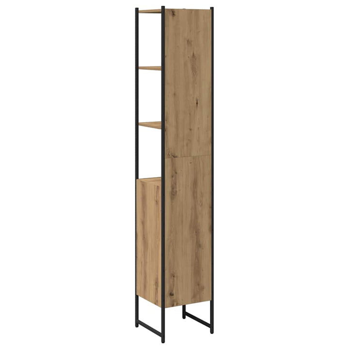Badeværelsesskab artisan eg 33 x 33 x 185,5 cm Konstrueret træ