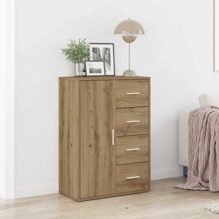 Sideboard Artisan Egetræ 60 x 31 x 84 cm Konstrueret træ