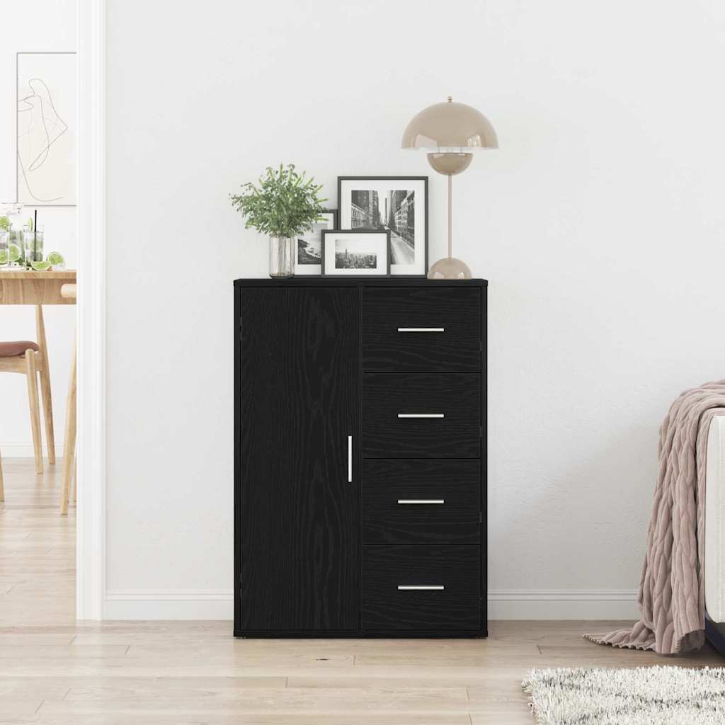 Sideboard Sort eg 60 x 31 x 84 cm Konstrueret træ
