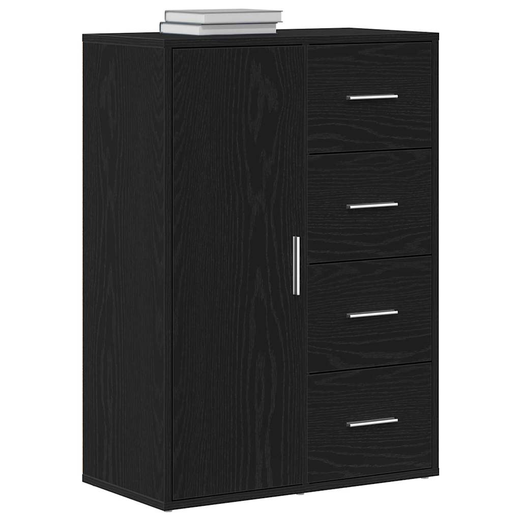 Sideboard Sort eg 60 x 31 x 84 cm Konstrueret træ