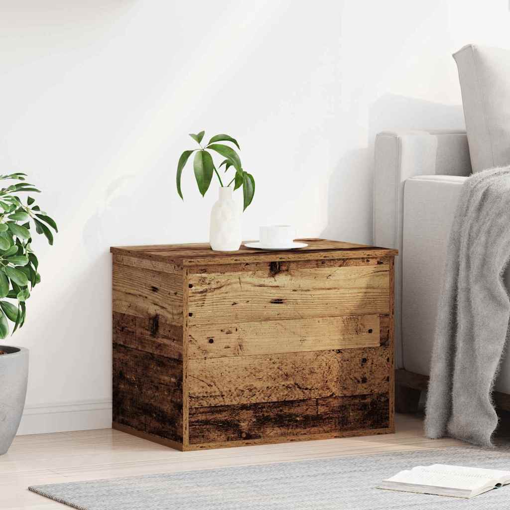 Opbevaringskasse Gammelt træ 60 x 42 x 46 cm Konstrueret træ