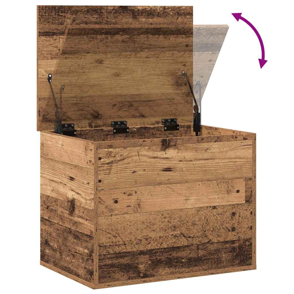 Opbevaringskasse Gammelt træ 60 x 42 x 46 cm Konstrueret træ