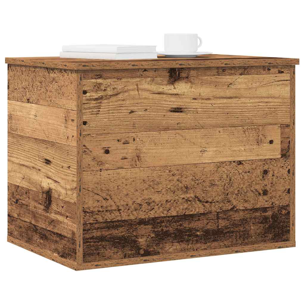 Opbevaringskasse Gammelt træ 60 x 42 x 46 cm Konstrueret træ