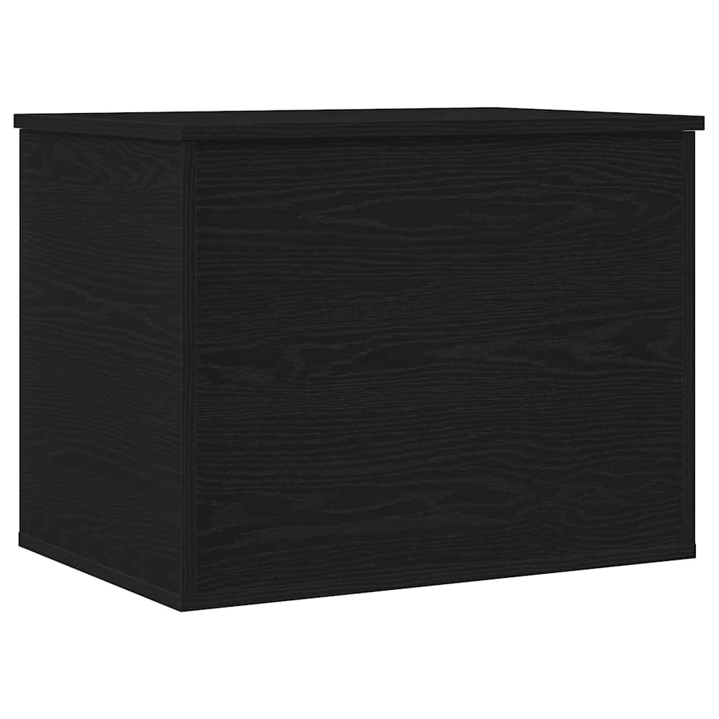Opbevaringskasse Sort eg 60 x 42 x 46 cm Konstrueret træ