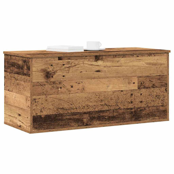 Opbevaringskasse Gammelt træ 100 x 42 x 46 cm Konstrueret træ