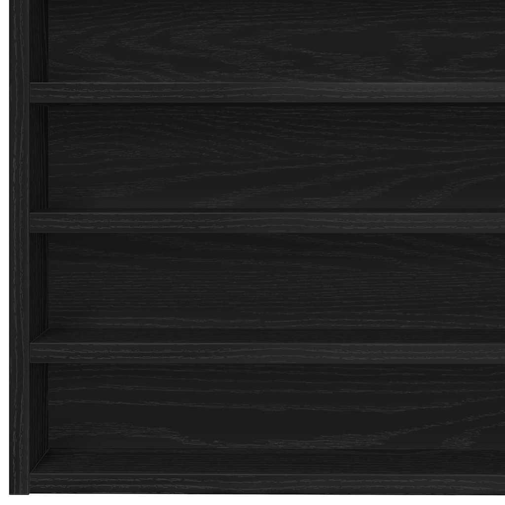 Display Skab Sort eg 100 x 8,5 x 50 cm Konstrueret træ