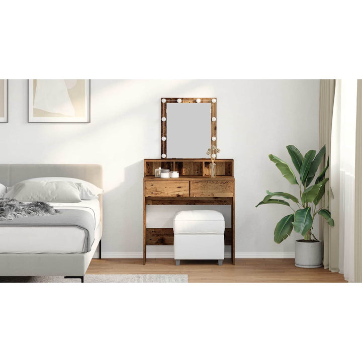 Dressingbord Gammelt træ 80 x 41 x 144,5 cm Konstrueret træ