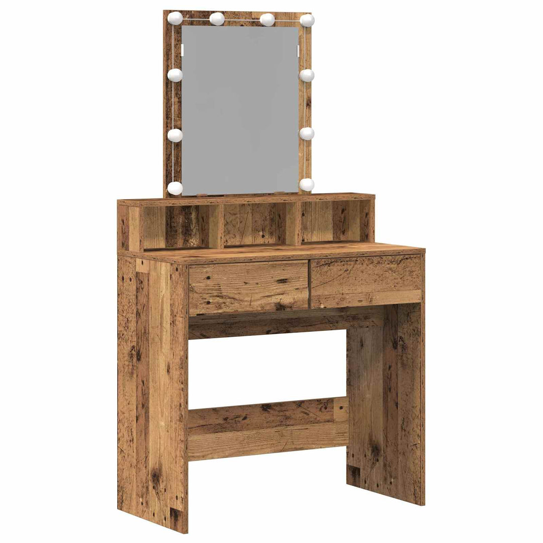 Dressingbord Gammelt træ 80 x 41 x 144,5 cm Konstrueret træ