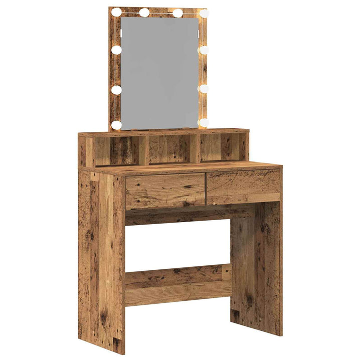 Dressingbord Gammelt træ 80 x 41 x 144,5 cm Konstrueret træ