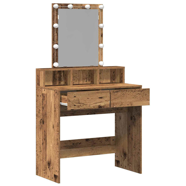 Dressingbord Gammelt træ 80 x 41 x 144,5 cm Konstrueret træ
