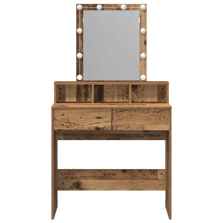 Dressingbord Gammelt træ 80 x 41 x 144,5 cm Konstrueret træ