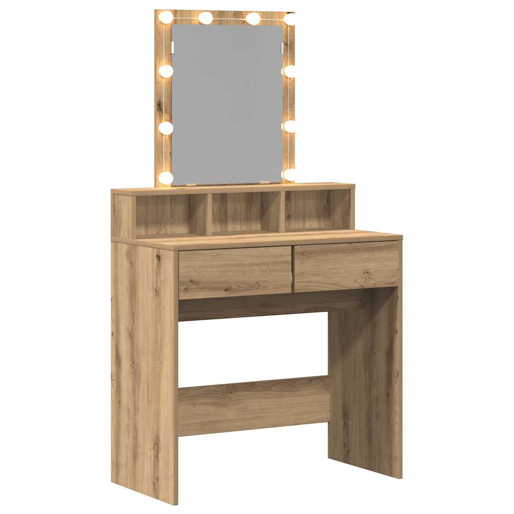 Dressingbord artisan eg 80 x 41 x 144,5 cm Konstrueret træ