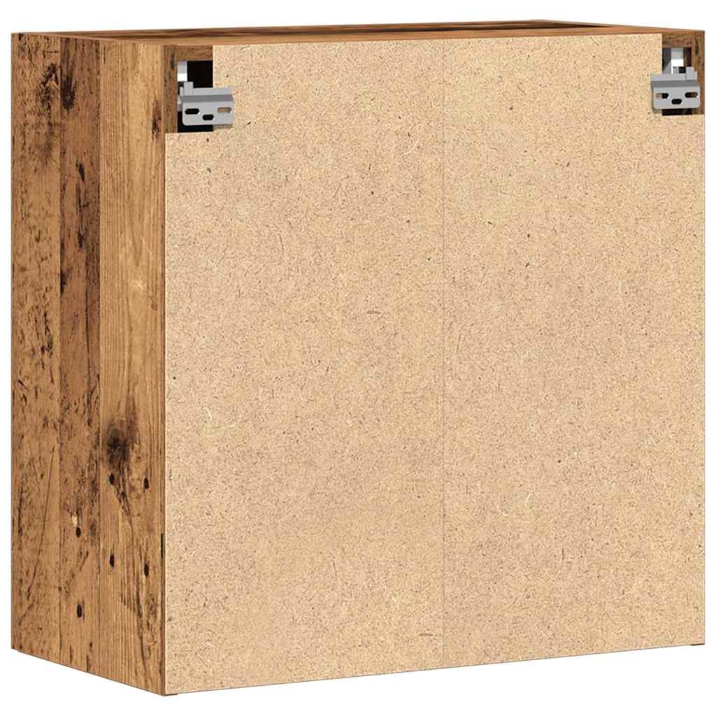 Vægskab Gammelt træ 60 x 31,5 x 60 cm Konstrueret træ