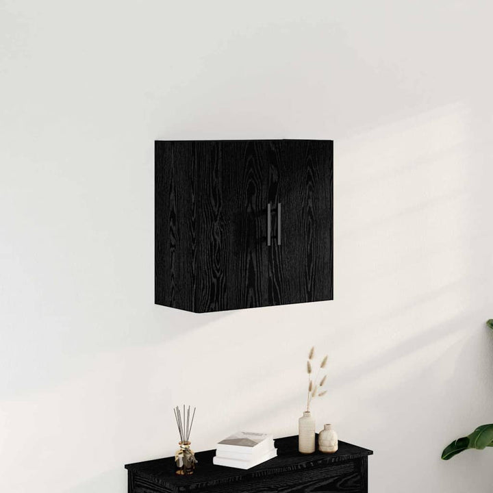 Vægskab 60 x 31,5 x 60 cm Konstrueret træ Sort eg