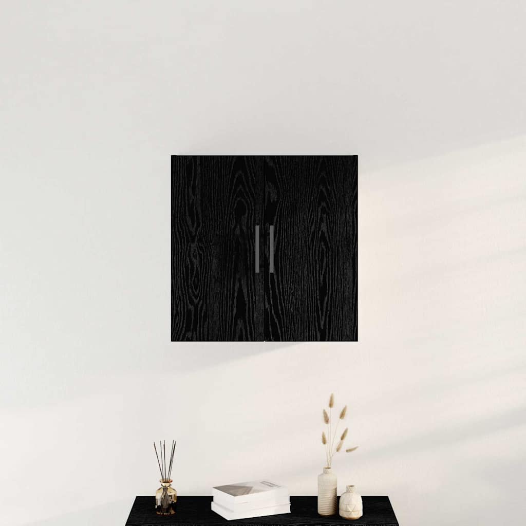 Vægskab 60 x 31,5 x 60 cm Konstrueret træ Sort eg