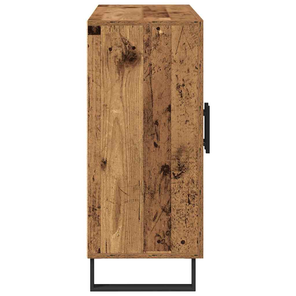 Sideboard Gammelt træ 90 x 34 x 80 cm Konstrueret træ