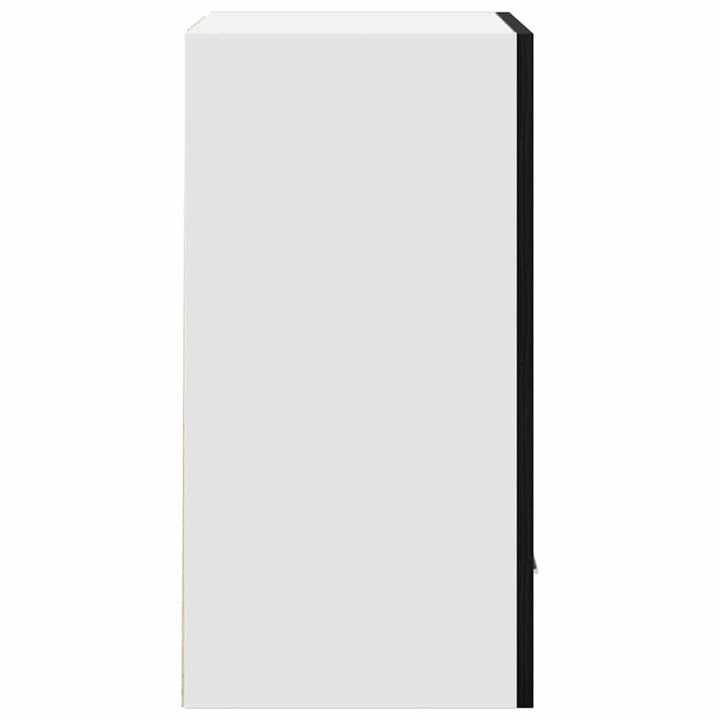 Hængeskab med hylde Sort eg 50 x 31 x 60 cm Konstrueret træ