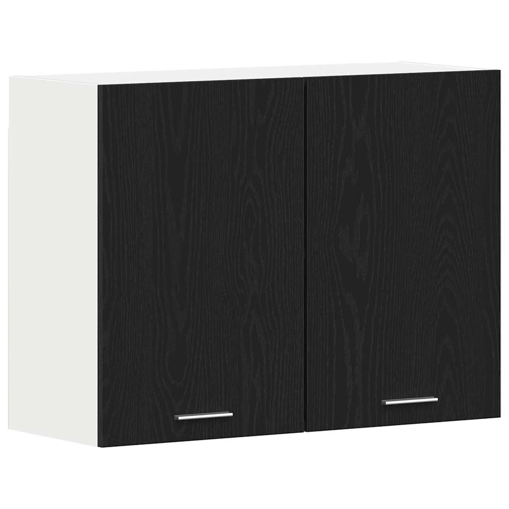 Hængeskab Lyon Sort eg 80 x 31 x 60 cm Konstrueret træ