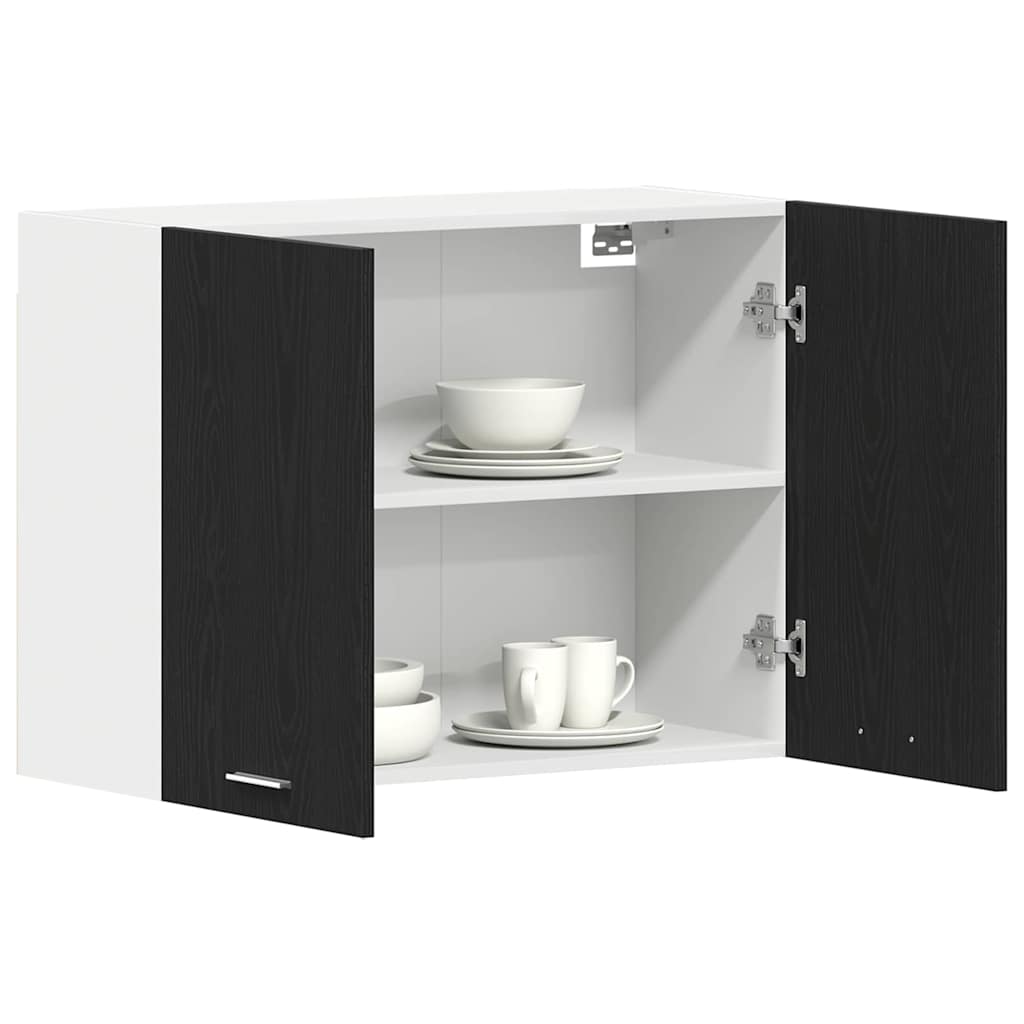 Hængeskab Lyon Sort eg 80 x 31 x 60 cm Konstrueret træ