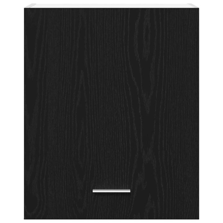 Hængeskab Lyon 2 pcs Sort eg 50 x 31 x 60 cm Konstrueret træ