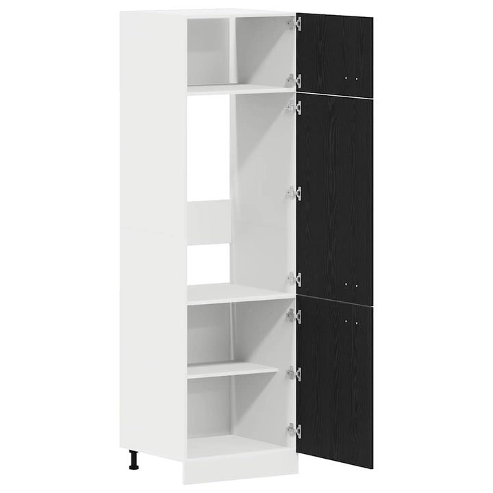 Hængeskab Lyon Sort eg 60 x 31 x 207 cm Konstrueret træ
