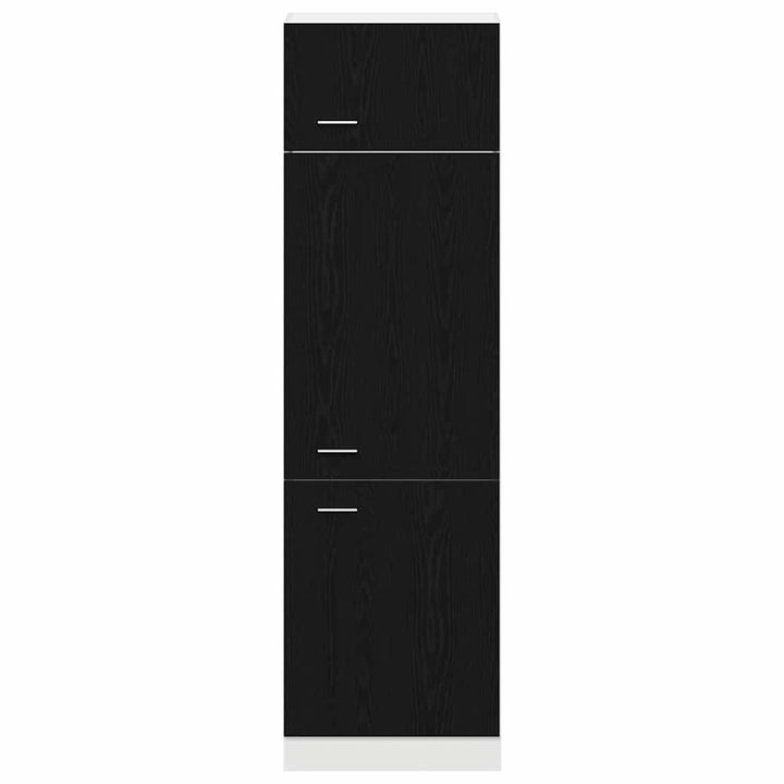 Hængeskab Lyon Sort eg 60 x 31 x 207 cm Konstrueret træ