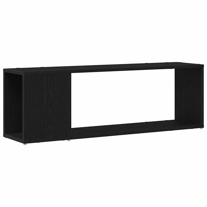 TV-møbelsæt Vægmonteret Sort 100 x 24 x 63 cm Konstrueret træ