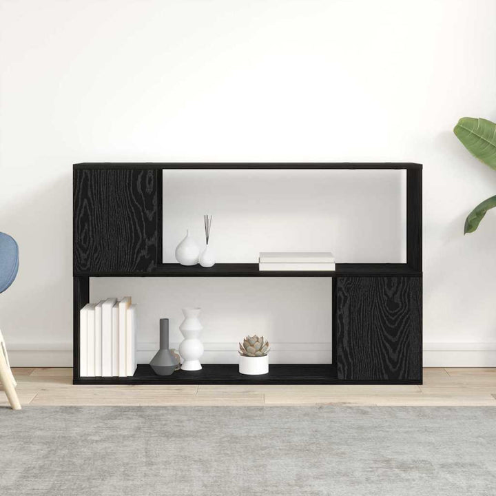 TV-møbelsæt Vægmonteret Sort 100 x 24 x 63 cm Konstrueret træ