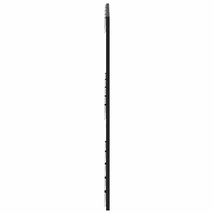 Senge Hovedgærde Sort eg 160 x 1.5 x 80.5 cm Konstrueret træ