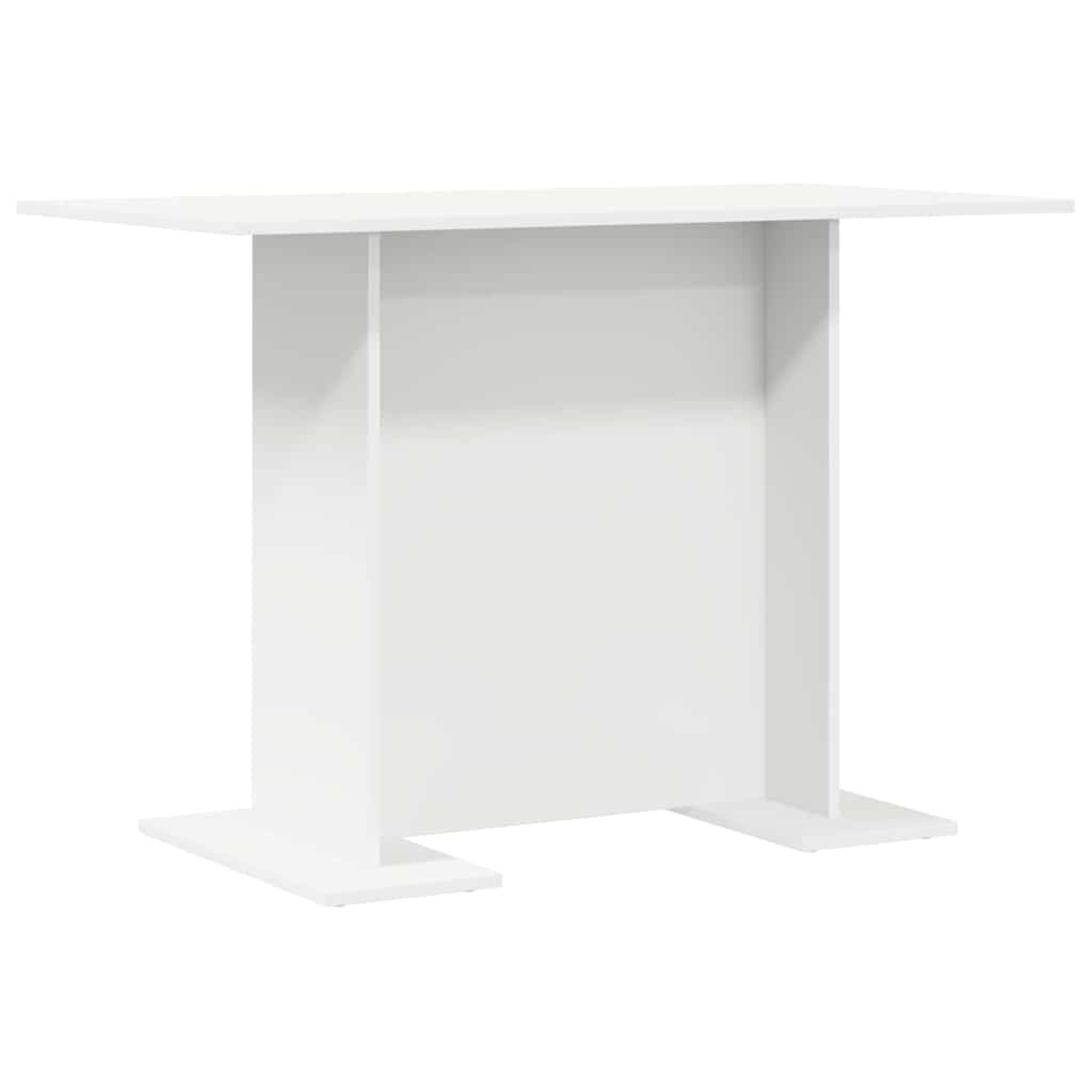 Spisebord Hvid 110 x 60 x 75 cm Konstrueret træ