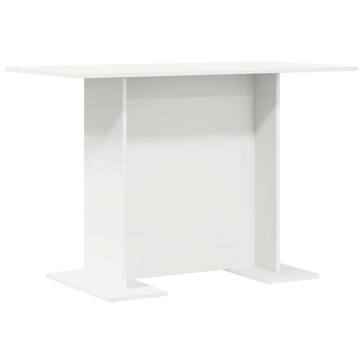 Spisebord Hvid 110 x 60 x 75 cm Konstrueret træ
