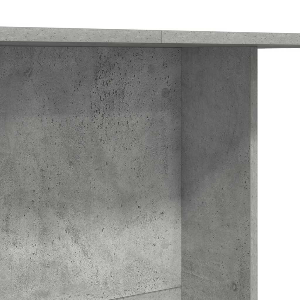 Spisebord Beton Grå 110 x 60 x 75 cm Konstrueret træ