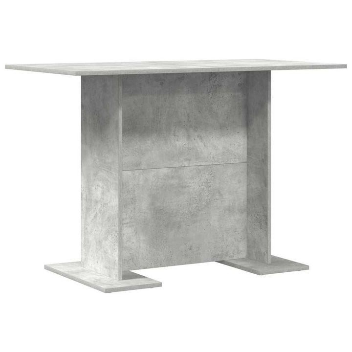 Spisebord Beton Grå 110 x 60 x 75 cm Konstrueret træ