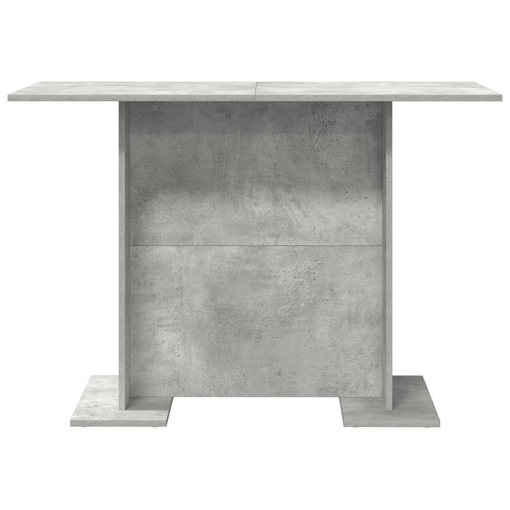 Spisebord Beton Grå 110 x 60 x 75 cm Konstrueret træ