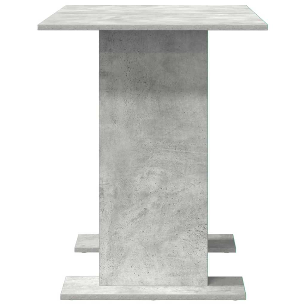 Spisebord Beton Grå 110 x 60 x 75 cm Konstrueret træ