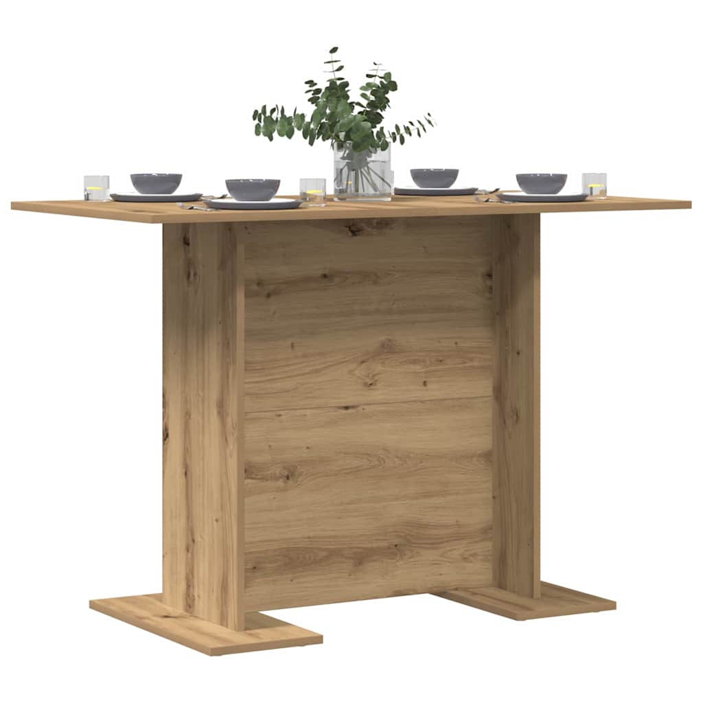 Spisebord artisan eg 110 x 60 x 75 cm Konstrueret træ