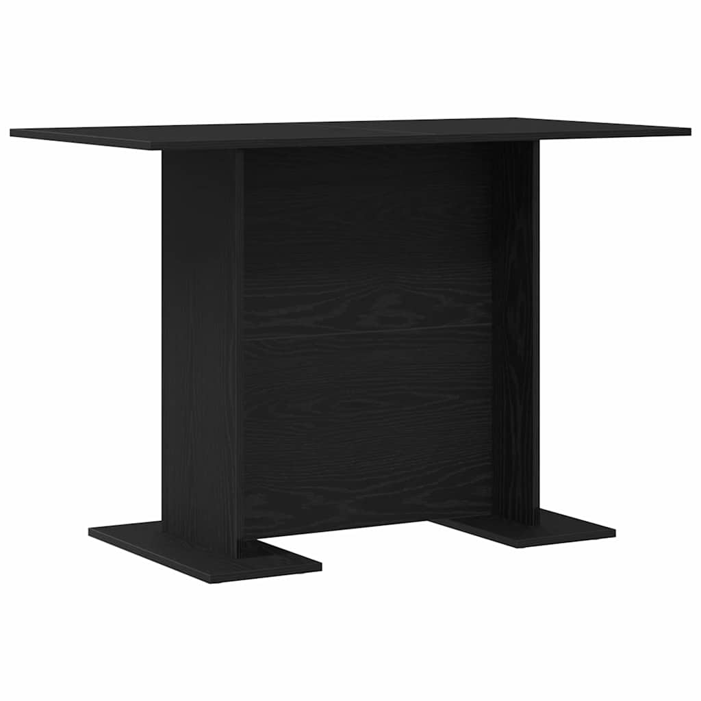 Spisebord Sort eg 110 x 60 x 75 cm Konstrueret træ